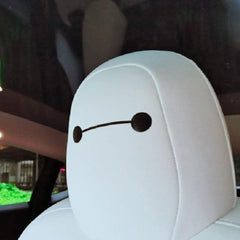 Model 3/Y/S/X Baymax Headrest Stickers Decoration Sticker for Tesla(4 PCS) - Evooor