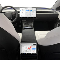 2024 Model 3 Highland Dashboard Screen & Second Row Seat Screen Protector Tempered Film Fully Covers For Tesla - Evooor