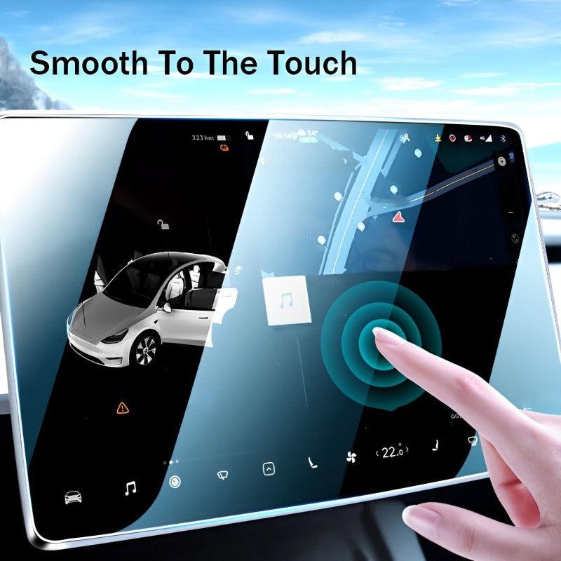 2024 Model 3 Highland Dashboard Screen & Second Row Seat Screen Protector Tempered Film Fully Covers For Tesla - Evooor