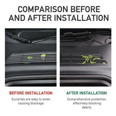 2024 Model 3 Highland Front Standby Storage Box Cover Air Conditioner Air Inlet Protective Mesh Grill Panel for Tesla - Evooor
