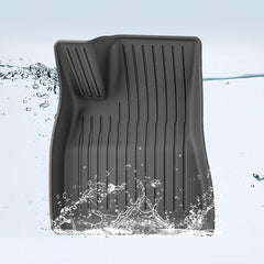 2024 Model 3 Highland Floor Mats All Weather Double Layer Flocking Tpe For Tesla - Evooor
