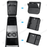 2024 Model 3 Highland Console Organizer Tray Set Designed for Tesla (3 PCS) - Evooor