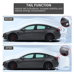 Model Y Real Carbon Fiber Spoiler Wing Red Color for Tesla - Evooor