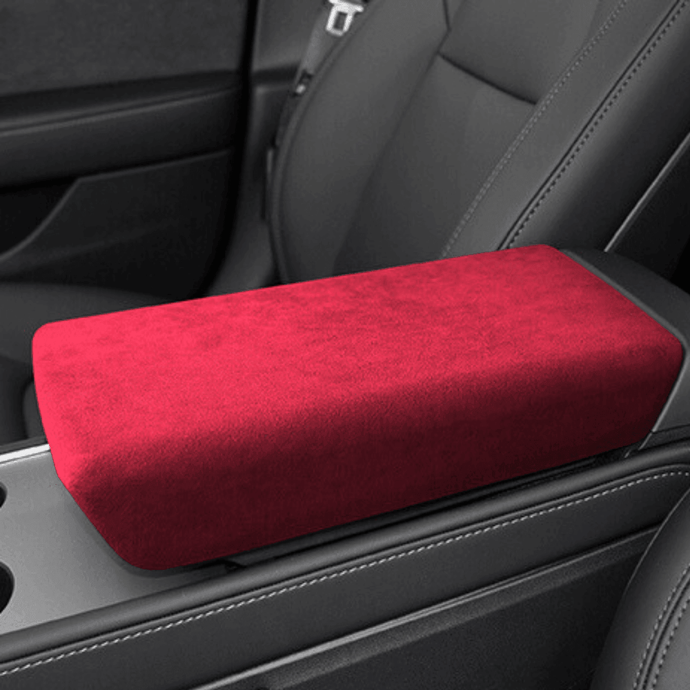 Model 3/Y Alcantara Armrest Cover for Tesla(2017-2024) - Evooor