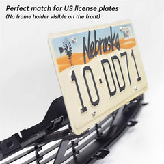 Tesla Model 3/Y No Drilling Front License Plate Frame Mount Holder Bracket - Evooor