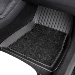 2024 Model 3 Highland Floor Mats All Weather Double Layer Flocking Tpe For Tesla - Evooor