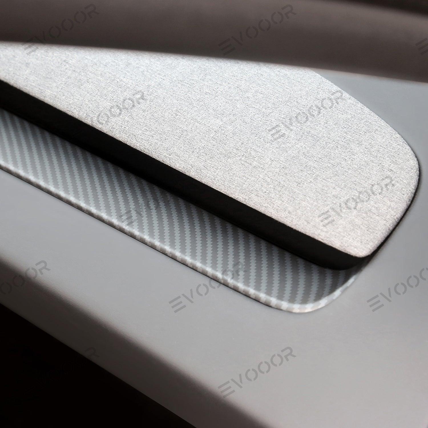 2024 Model 3 Highland Dashboard Cover Segmented Long Decorative Strip (Carbon Fiber Pattern ABS) for Tesla - Evooor