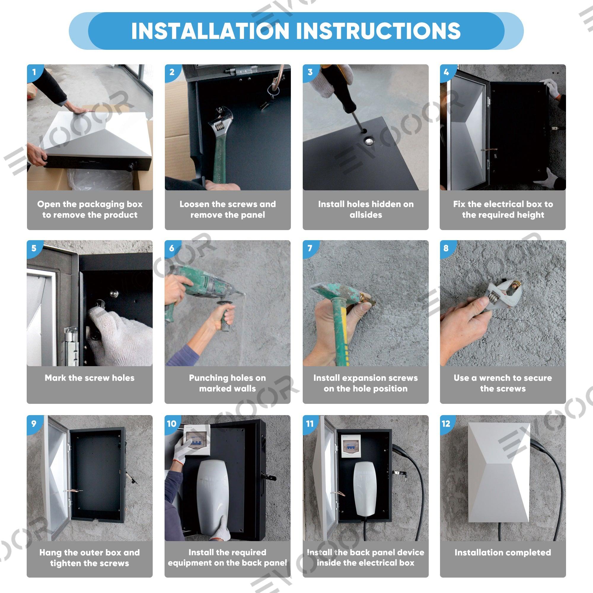 Tesla Cybervault Charging Case - Cybertruck Style Waterproof Lock Charger Organizer - Evooor