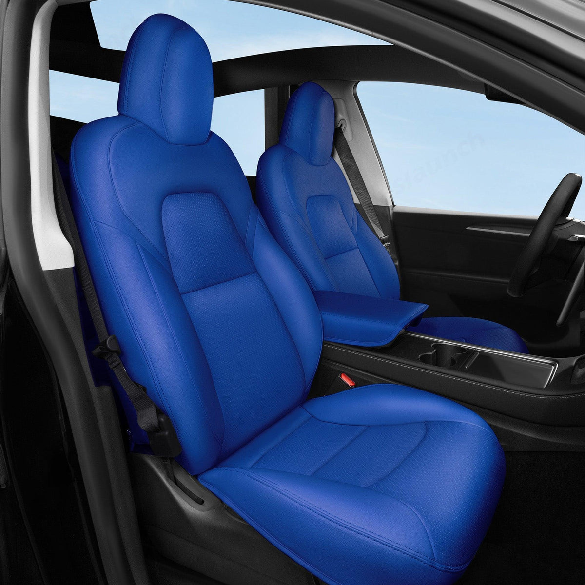Luxury 5-Seat Tesla Model S Car Seat Protectors with Premium All-Inclusive Design - Evooor