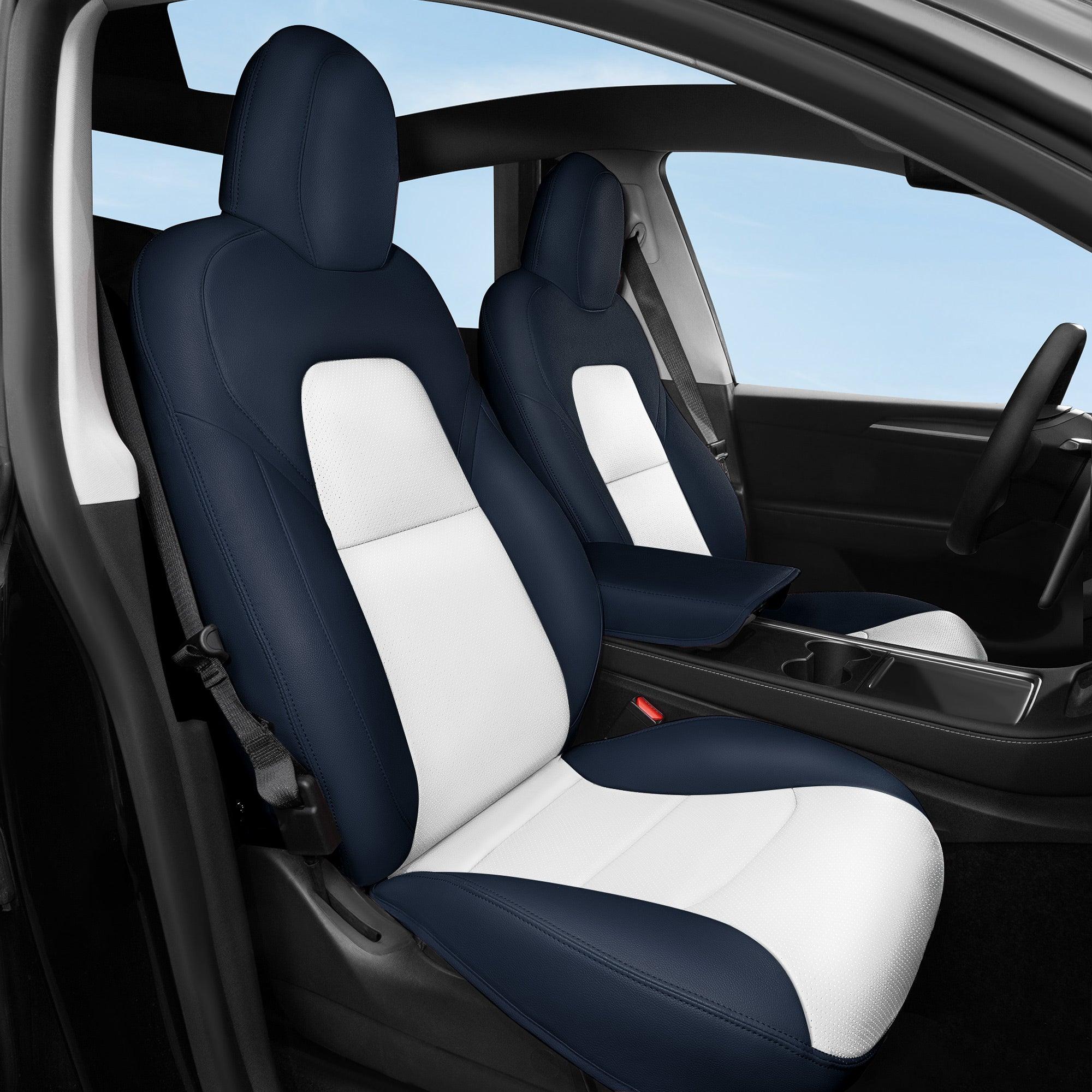 Premium Tesla Model X Seat Cover Set - Complete Protection for 2015-2021 Models - Evooor