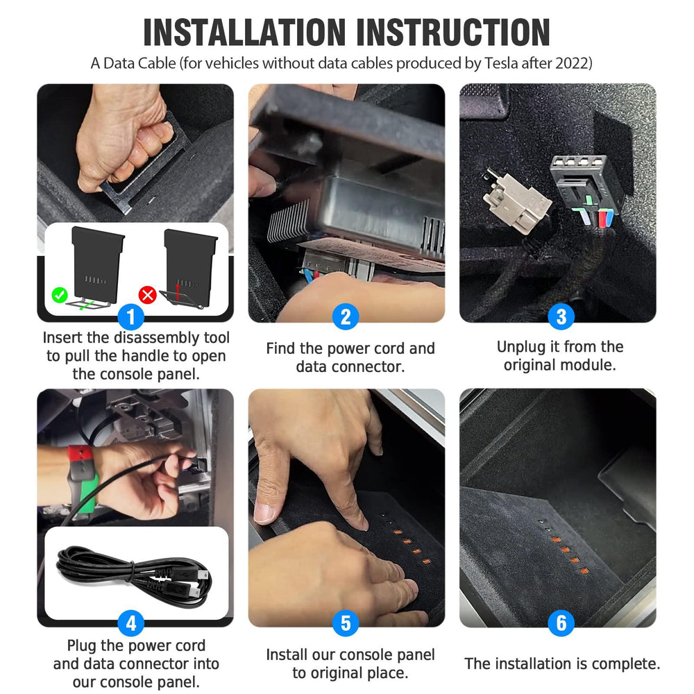 Model 3/YCentral Control USB Data Recovery Module Hub for Tesla 2021-2023 - Evooor