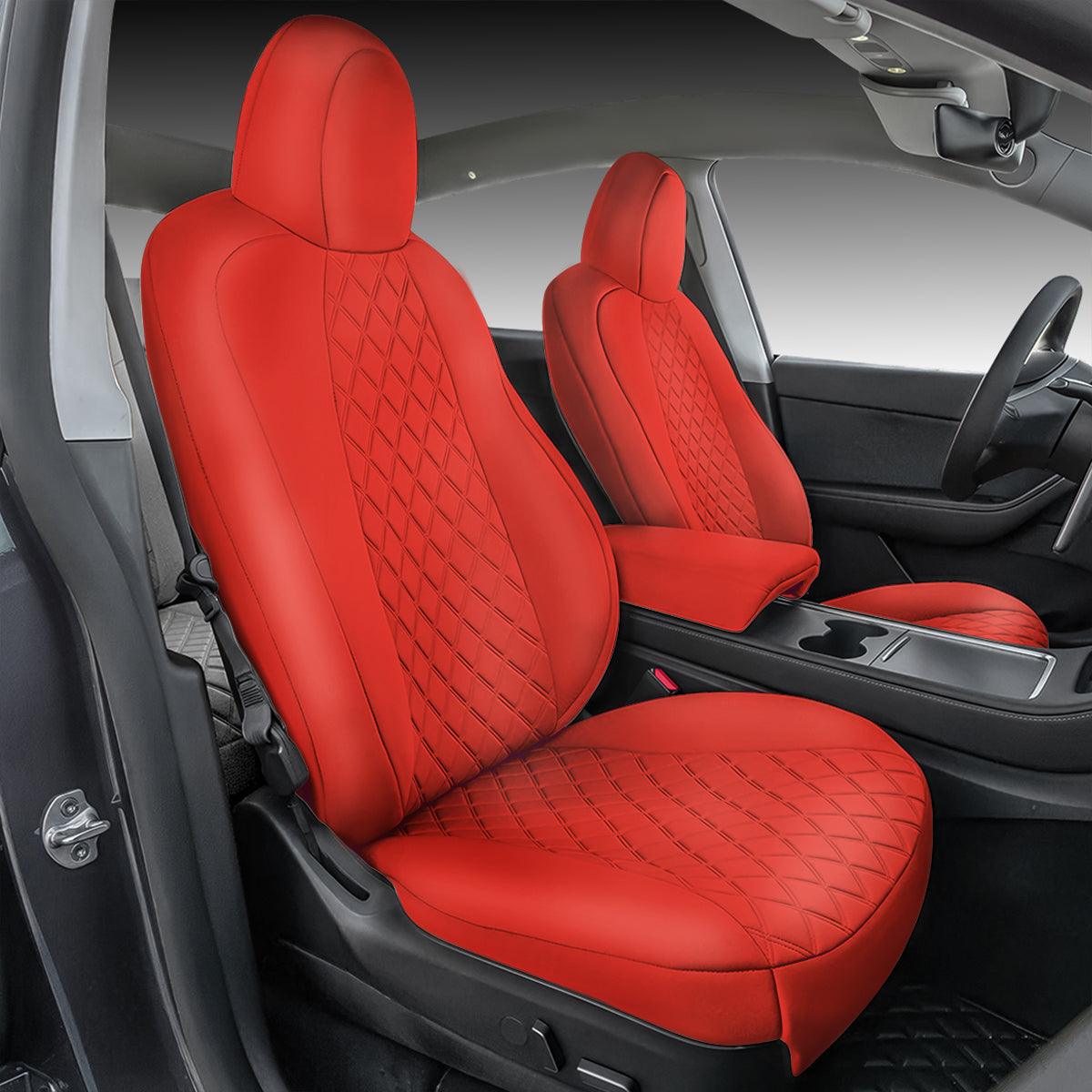 Premium Full Coverage Seat Protector Set for Tesla Model Y 5-Seater 2020-2024 - Evooor