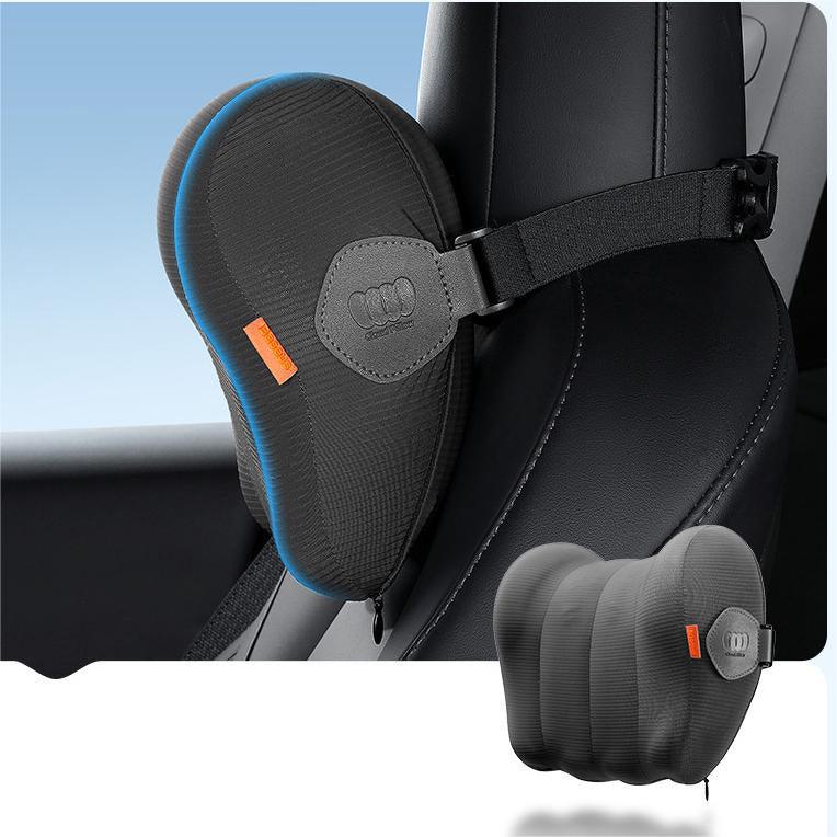Tesla Model S/X/3/Y 3D Memory Foam Breathable Headrest Waist Pillow Seat Support - Evooor