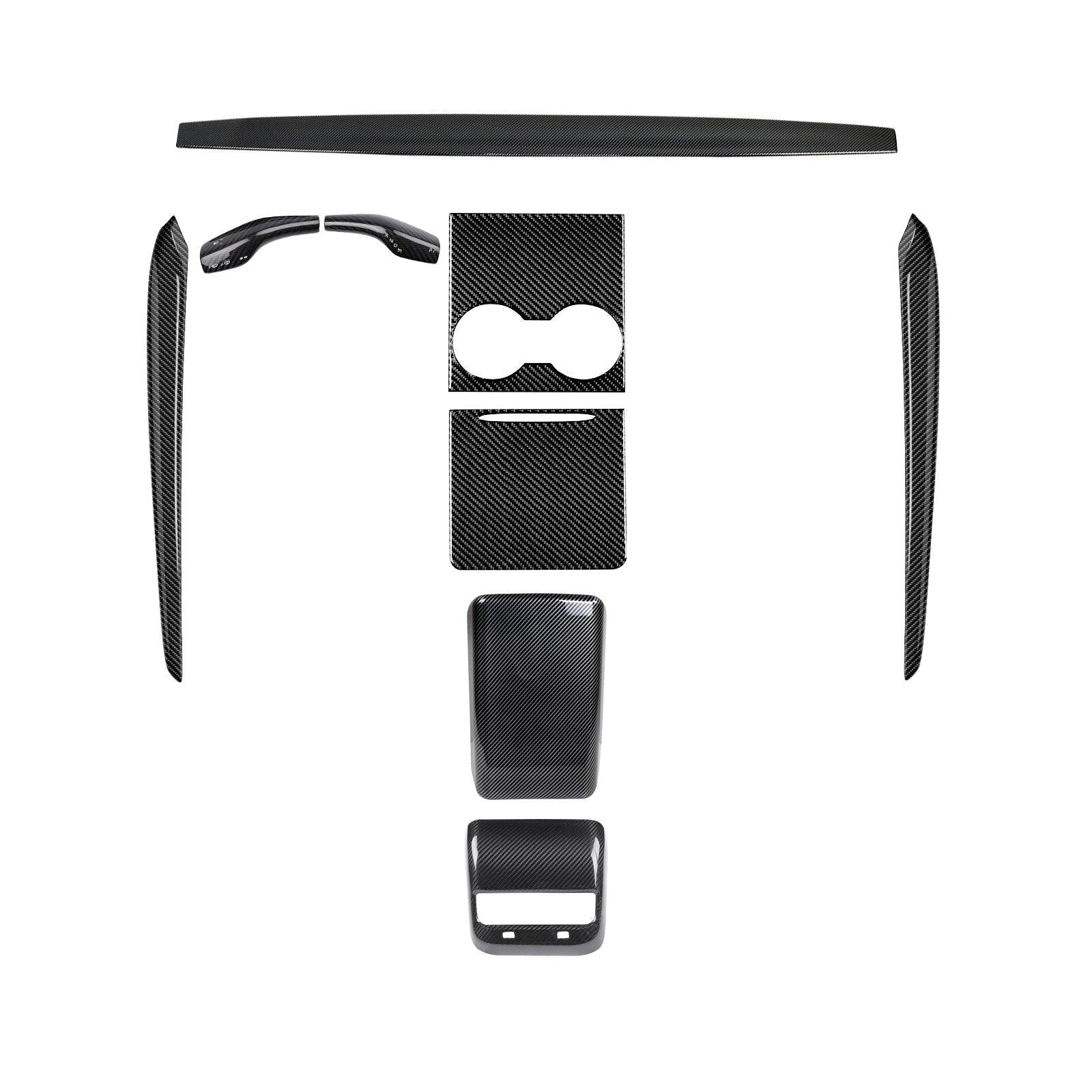 Premium Carbon Fiber Interior Trim Kit for Tesla Model 3 and Model Y - Upgrade Your Interior with High-Quality Wraps - Evooor