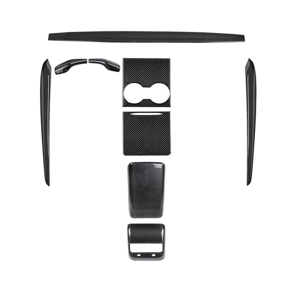Premium Carbon Fiber Interior Trim Kit for Tesla Model 3 and Model Y - Upgrade Your Interior with High-Quality Wraps - Evooor