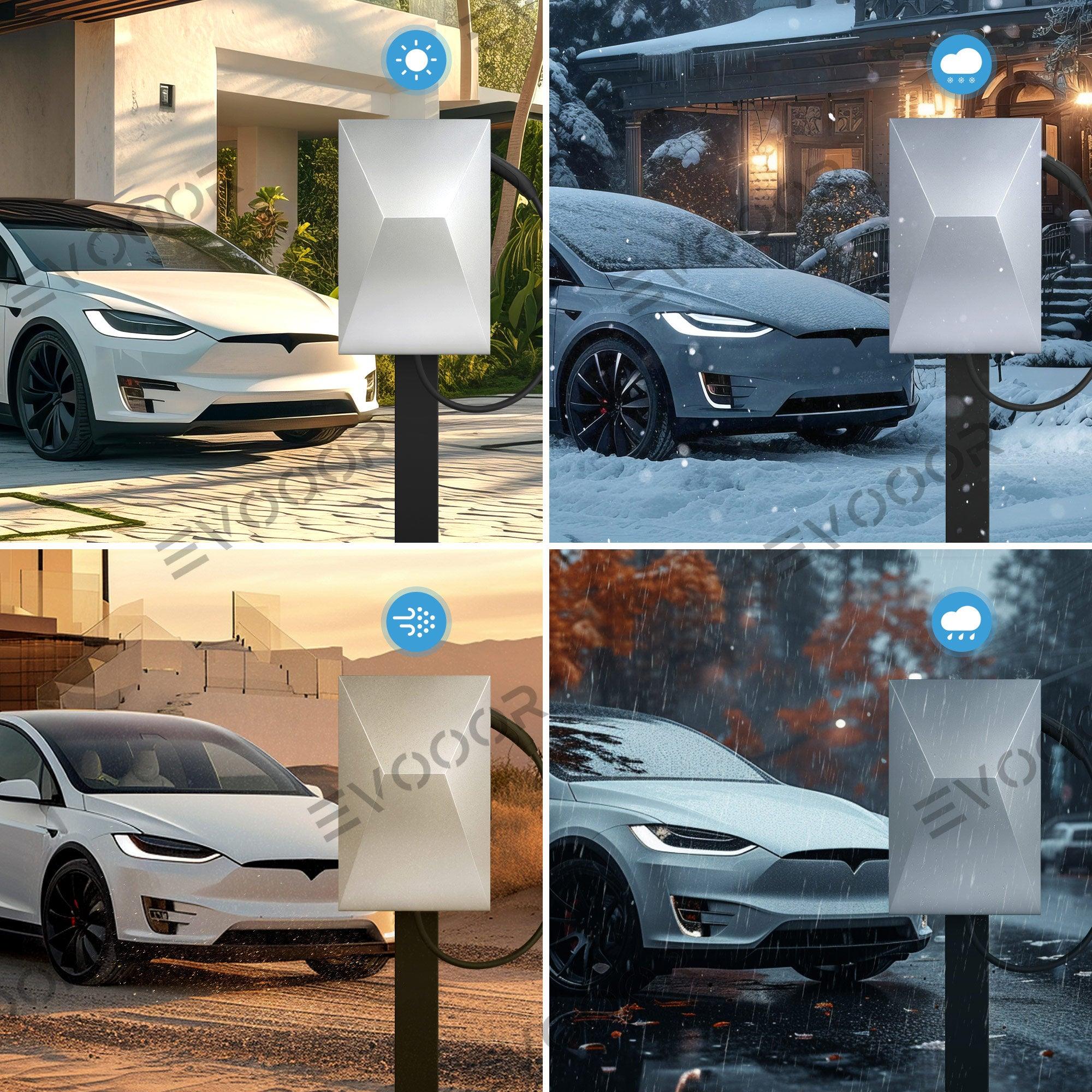 Tesla Cybervault Charging Case - Cybertruck Style Waterproof Lock Charger Organizer - Evooor