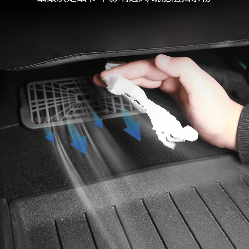 Tesla Model 3 Highland Protective Cover for Air Outlet Under Seat Console Outlet Protector Grille (2PCS) - Evooor