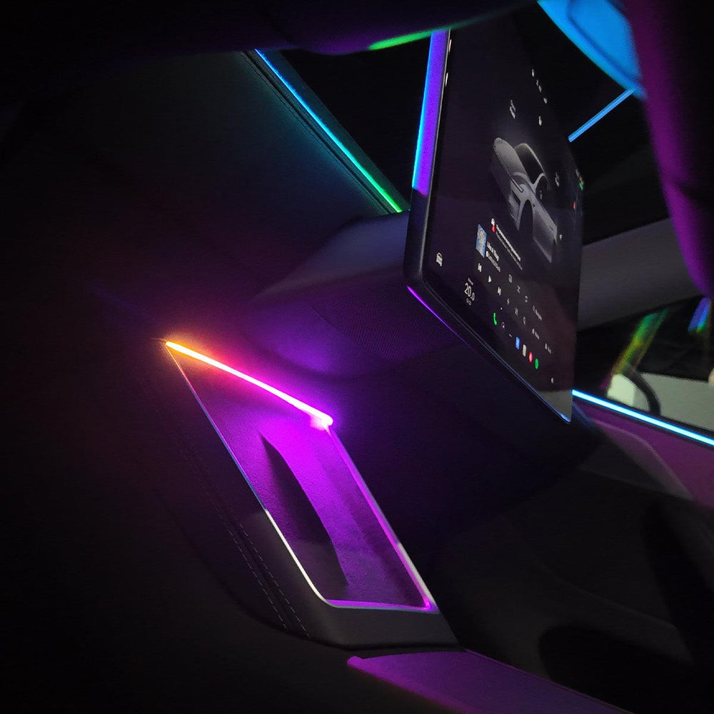 LED Dashboard Ambient Light – Color Changing Interior Upgrade for Tesla Model Y Juniper 2025+ - Evooor