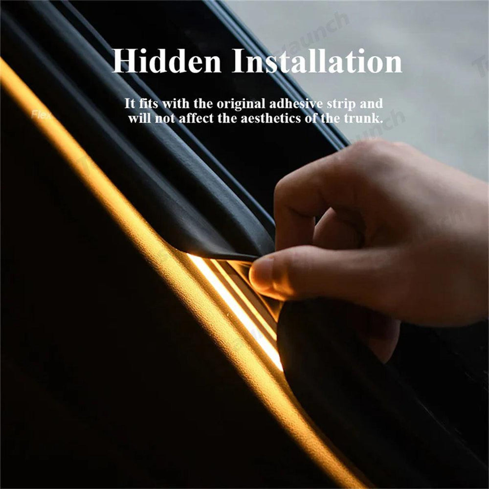 Front & Rear Trunk Ambient Lighting – Soft Glow Upgrade for Tesla Model Y Juniper 2025+ - Evooor
