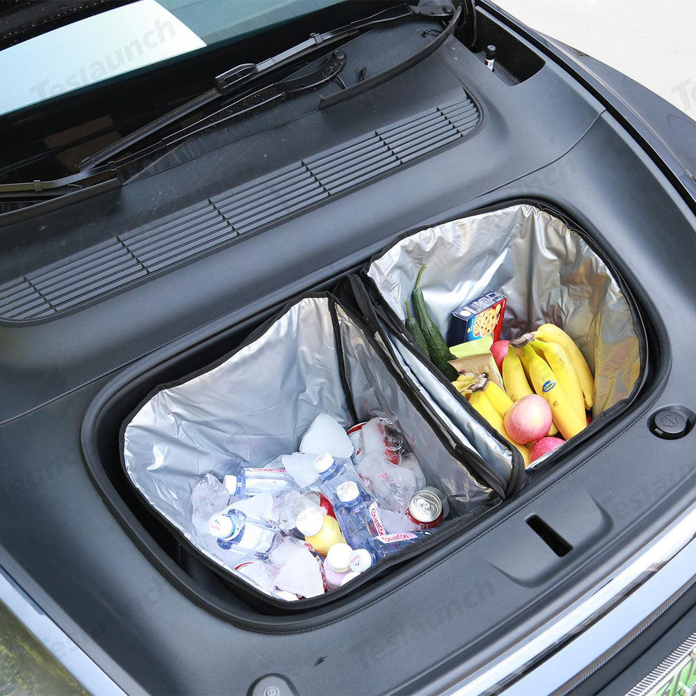 Front Trunk Insulated Cooler Bag – Waterproof & Thermal Storage for Tesla Model Y Juniper 2025+ - Evooor