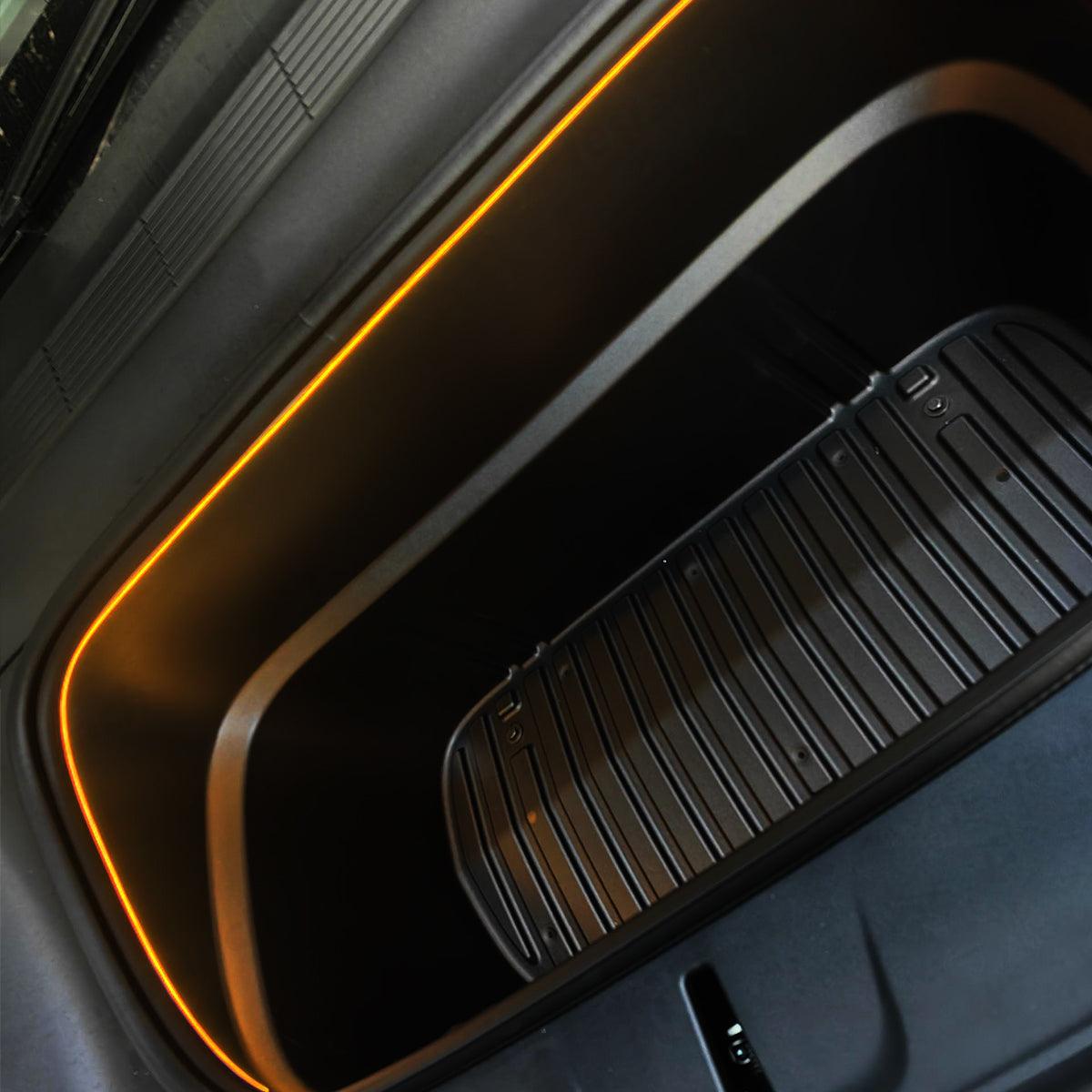 Front & Rear Trunk Ambient Lighting – Soft Glow Upgrade for Tesla Model Y Juniper 2025+ - Evooor