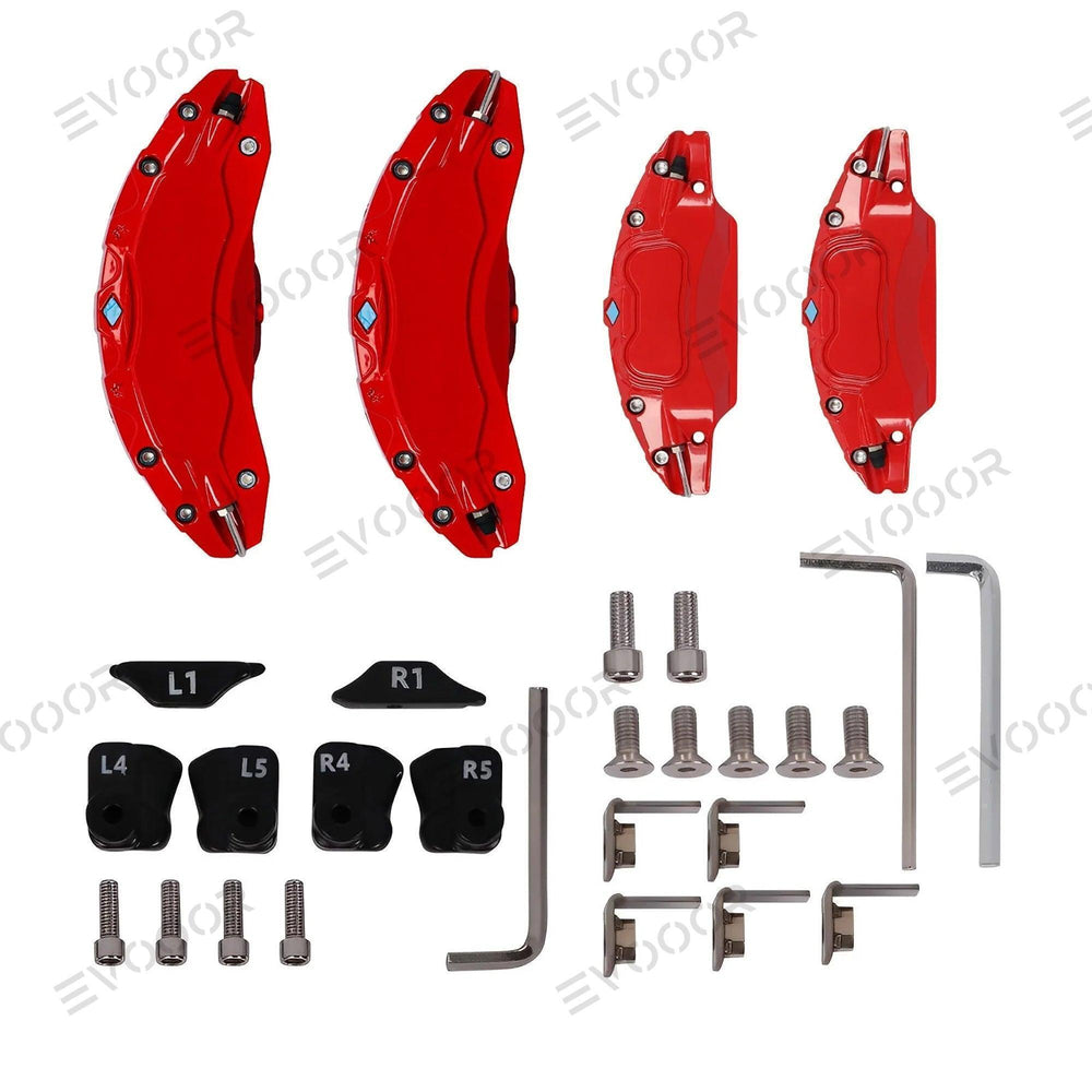 Model 3/Y Brake Caliper Covers (4Pcs) For Tesla(2017-2023) - Evooor