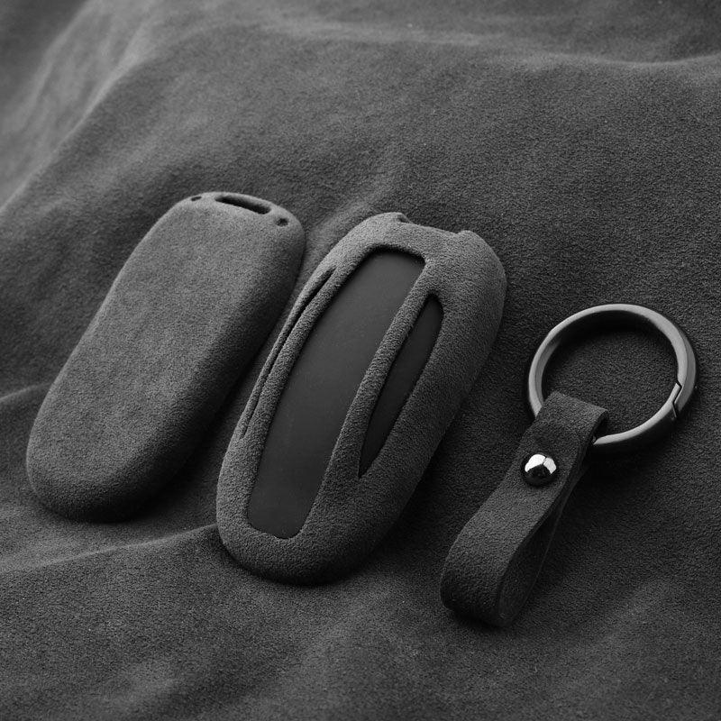 Model 3/Y/X/S Alcantara Key Fob Cover for Tesla - Evooor