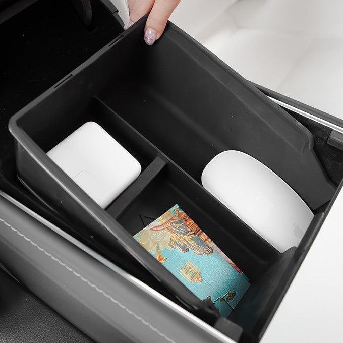 Tesla Model 3/Y Central Armrest Storage Box Accessories Console Holder Glove Organizer - Evooor