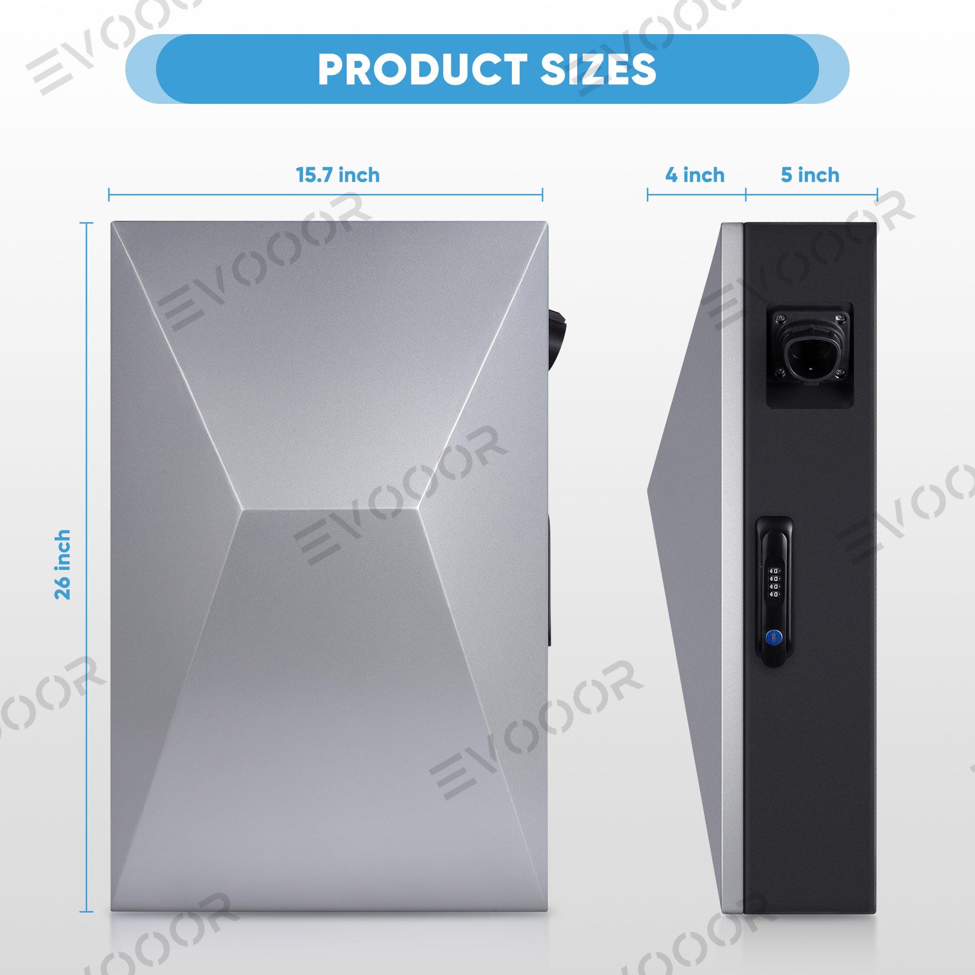 Tesla Cybervault Charging Case - Cybertruck Style Waterproof Lock Charger Organizer - Evooor