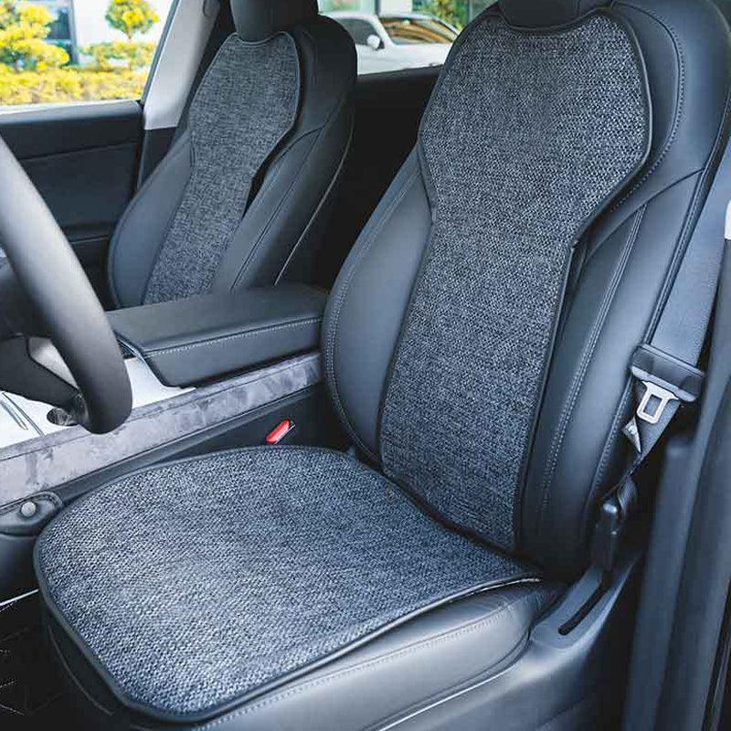Model 3/Y Comfortable and Breathable Cotton and Linen Cushion for Tesla - Evooor
