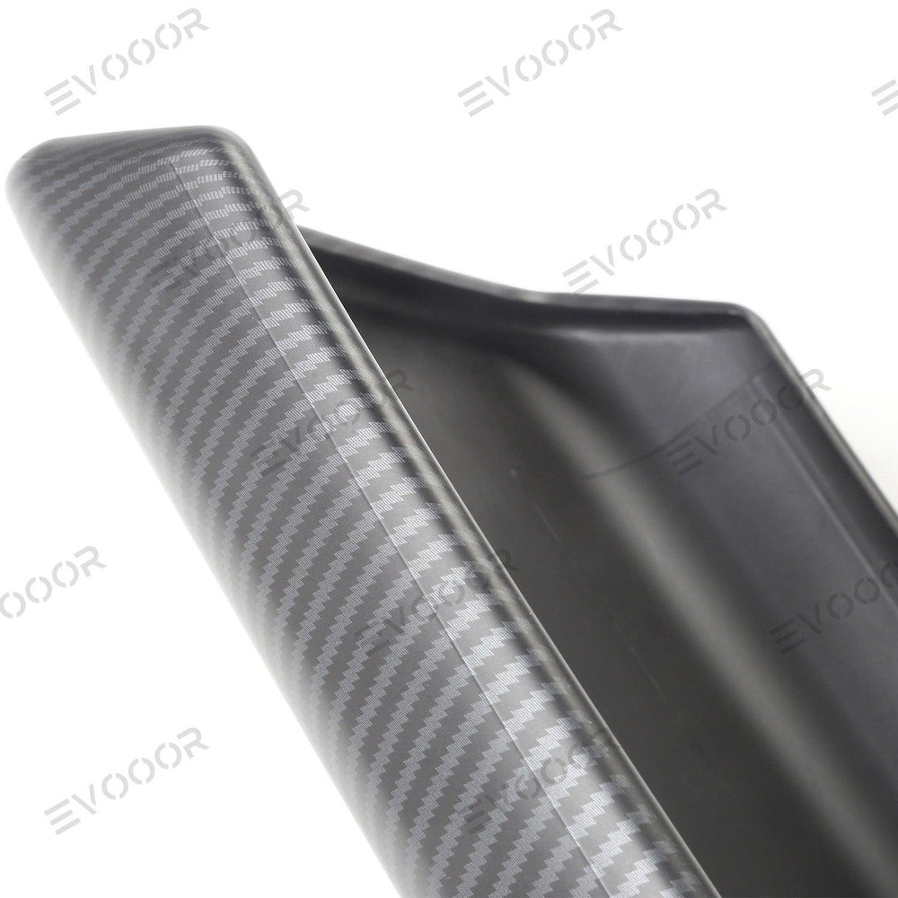 2024 Model 3 Highland Armrest Cover (Carbon Fiber Pattern ABS) For Tesla - Evooor