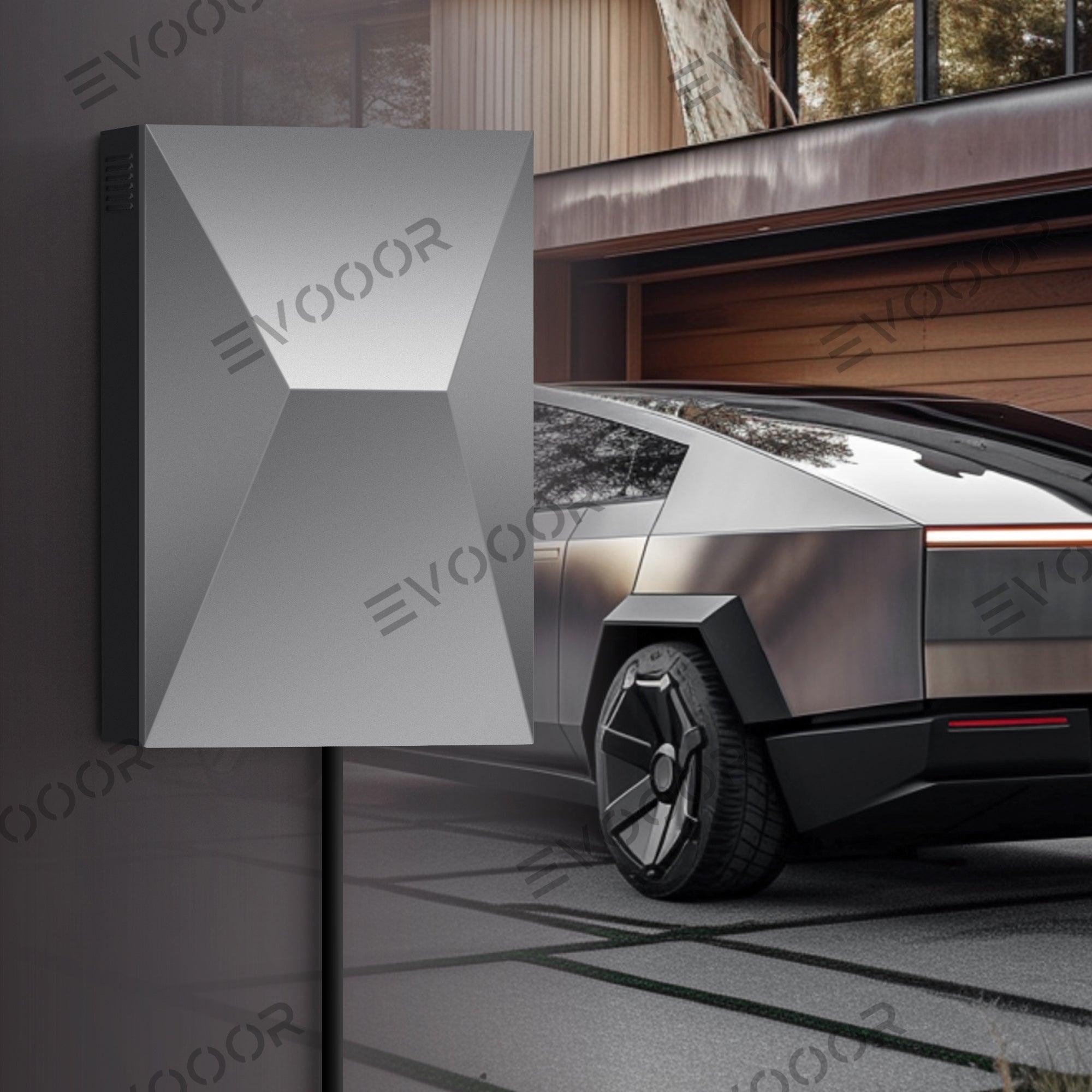 Tesla Cybervault Charging Case - Cybertruck Style Waterproof Lock Charger Organizer - Evooor