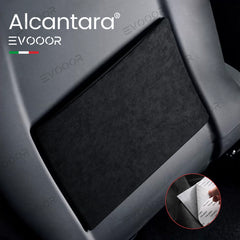 Tesla Alcantara Seat Back Anti-kick Sticker 2PCS For 2024 Model 3 Highland