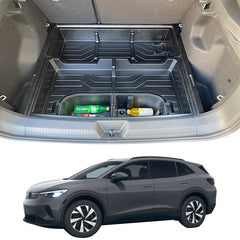 Plastic Rear Trunk Interior Storage Box For VW ID.4 2020+ - Evooor