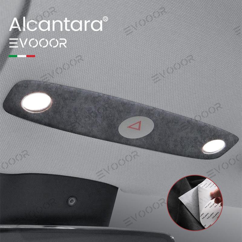 Tesla Alcantara Front Reading Light Cover Sticker For 2024 Model 3 Highland - Evooor