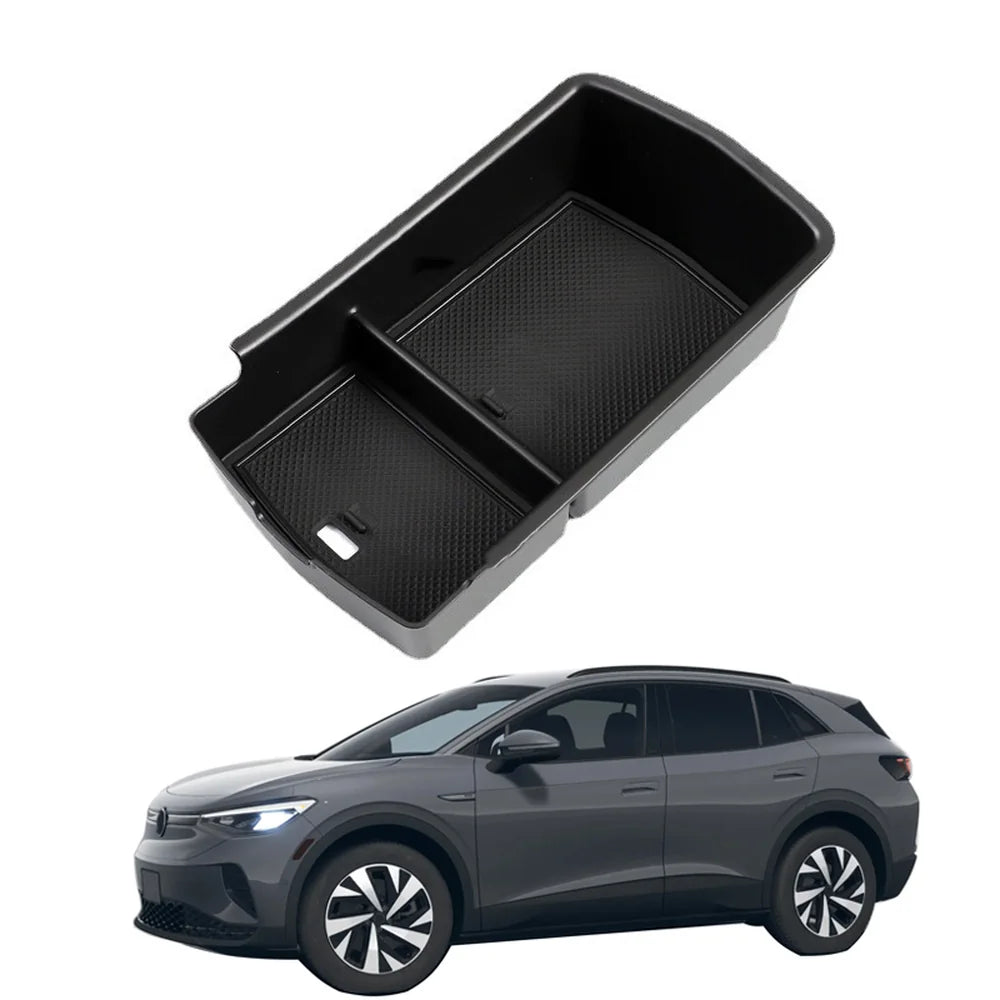 ABS Center Console Armrest Storage Box Organizer For VW ID.4 2021-2025 - Evooor