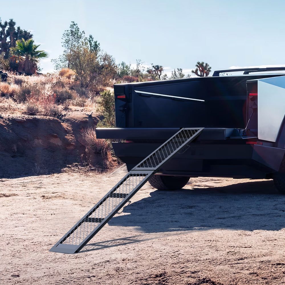 Foldable Heavy-Duty Steel Loading Ramp for Tesla Cybertruck