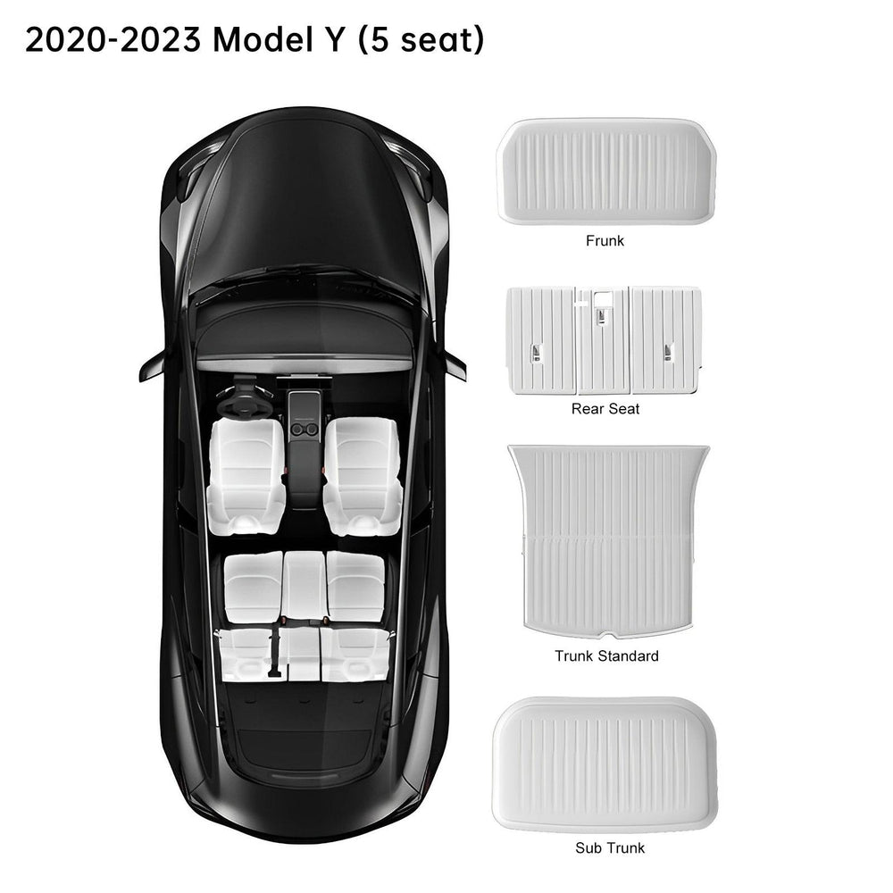 Model 3/Y TPE Frunk & Trunk Cover For Tesla ( 2017-2023) - Evooor