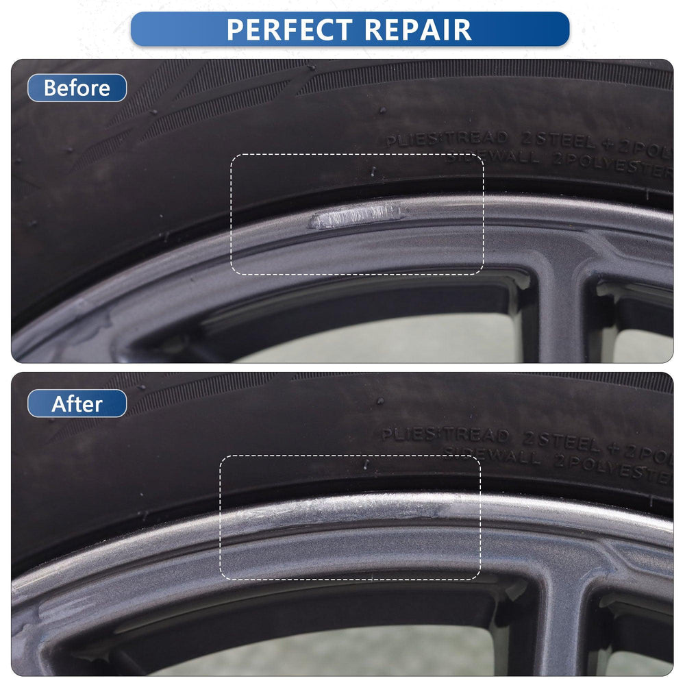 Tesla Model S Wheel Rims Touch Up Paint - DIY Curb Rash Repair with Color-matched Touch Up Paint - Evooor