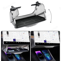 Tesla Model 3/Y Central Screen Storage Compartment with Concealed Design