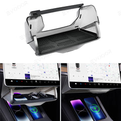 Model 3/Y Hidden Central Control Screen Lower Storage Box Tissue Storage for Tesla(Suitable for 2024 Model 3 Highland)