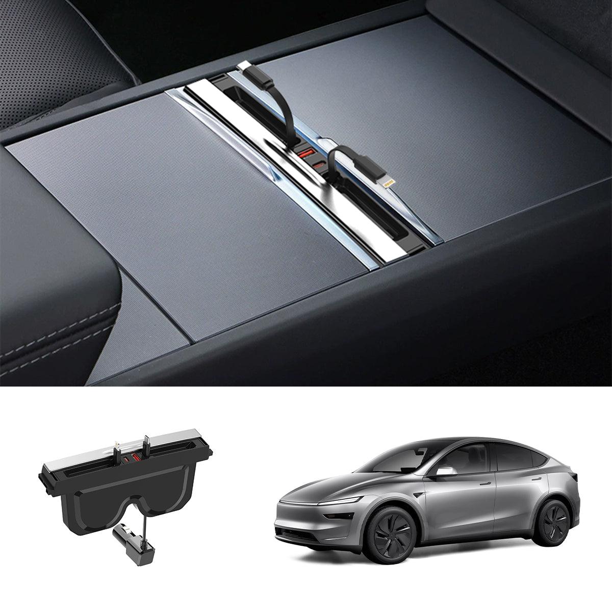 Tesla Model Y & Model 3 USB Hub with Dual Ports for Enhanced Connectivity
