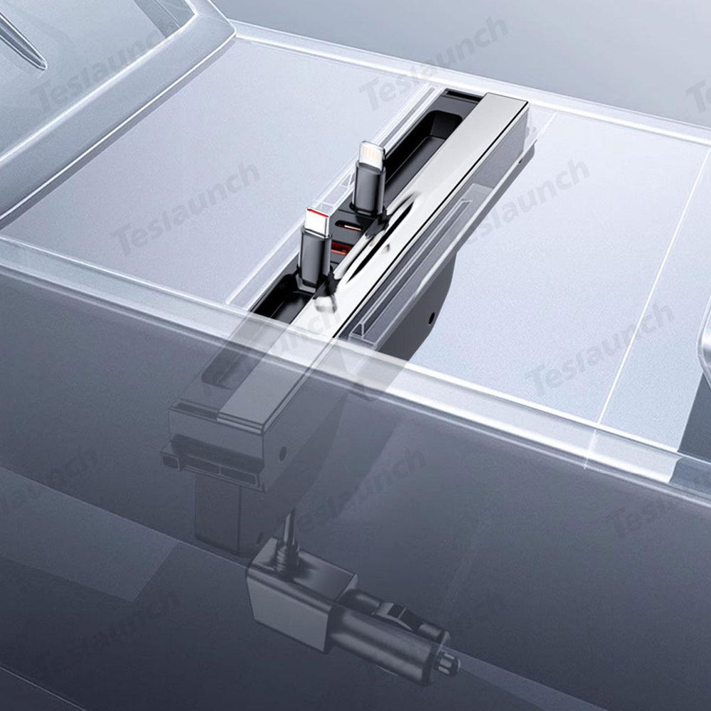 Tesla Model Y & Model 3 USB Hub with Dual Ports for Enhanced Connectivity - Evooor