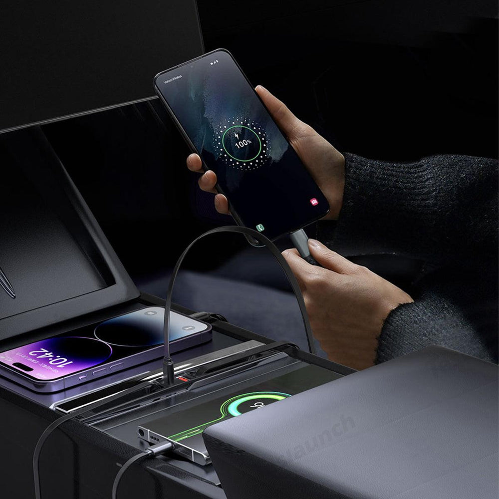 Tesla Model Y & Model 3 USB Hub with Dual Ports for Enhanced Connectivity - Evooor