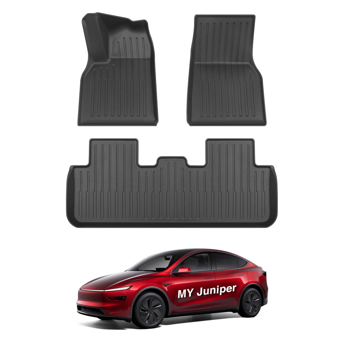 All-Weather TPE Floor Mats & Cargo Liners Set for Tesla Model Y Juniper 2025+ - Evooor