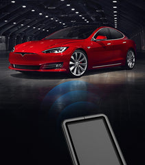 Model 3/Y/X/S aleación tarjeta clave cubierta NFC titular de la tarjeta para Tesla (2012-2024)