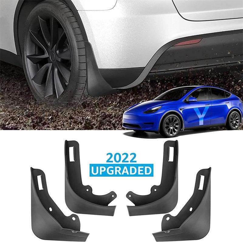 Model Y Mudflaps Splash Guards MudGuards Mud Flaps Fender Car Protect 4 PCS for Tesla (2020-2023) - Evooor