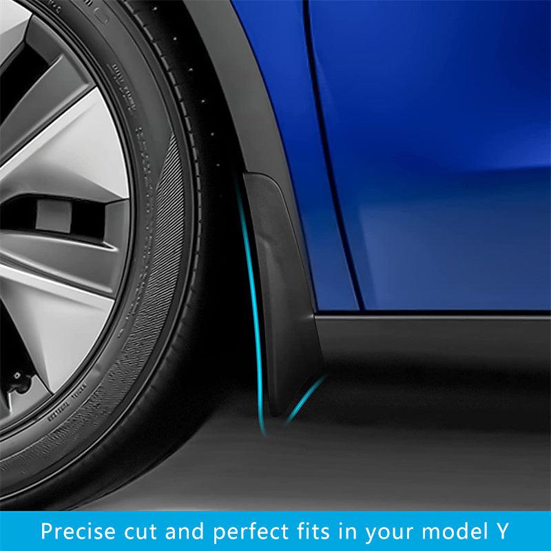 Model Y Mudflaps Splash Guards MudGuards Mud Flaps Fender Car Protect 4 PCS for Tesla (2020-2023) - Evooor