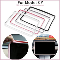 Model 3/Y Screen Protective Frame- Dashboard Silicone Screen Protector For Tesla