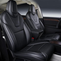 Luxury 5-Seat Tesla Model S Car Seat Protectors with Premium All-Inclusive Design
